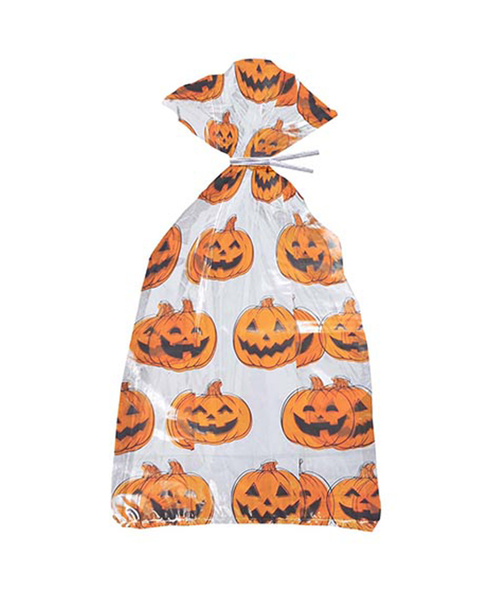 Halloween Kürbis Tütchen für Süßigkeiten 20 St.