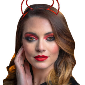 Teufels Haarreif mit Glitzersteinchen