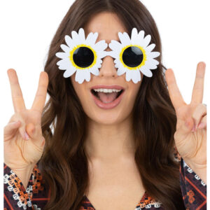 Gänseblümchen Hippie Brille