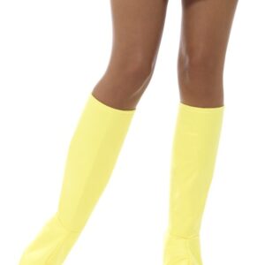 Gelbe Stiefelstulpen für Damen