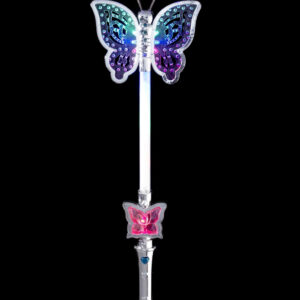 Schmetterlings-Zauberstab mit Licht 40cm