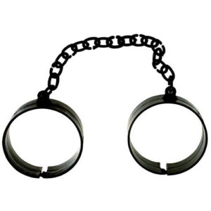 Sträfling-Handschellen schwarz