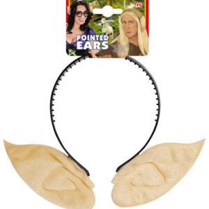 Elfenohren Haarreif beige-schwarz