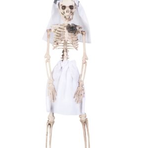 Skelett Braut Halloween-Hängedeko 40 cm