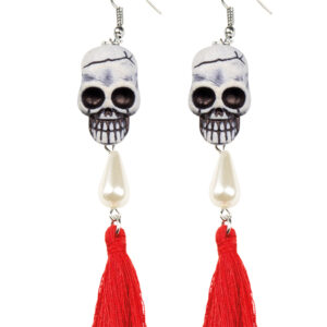 Schädel-Ohrringe Dia de los Muertos für Frauen