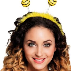 Erwachsenenhaarreif Biene - gelb/schwarz