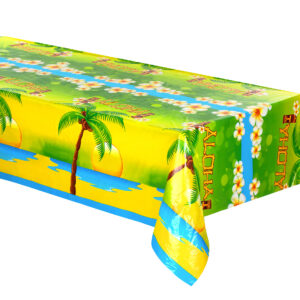 Tischdecke "Aloha" Hawaii-Muster bunt 135x270cm