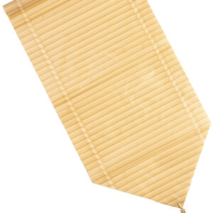 Tischläufer Bambuseffekt beigefarben 28x150cm