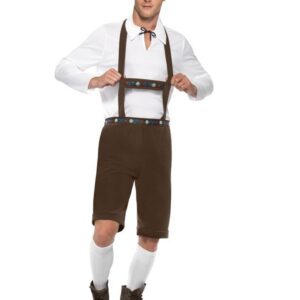 Kostüm Bayrische Tracht für Herren braun