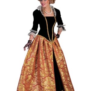 Kaiserin-Damenkostüm im Barock-Stil bunt