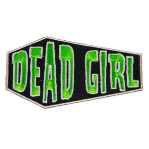 Kreepsville Gothic Aufnäher Sarg Dead Girl grün-schwarz
