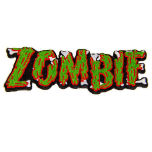 Kreepsville Gothic Aufnäher Zombie grün-rot