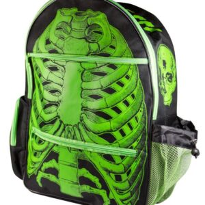 Kreepsville Gothic Rucksack Brustkorb schwarz-grün