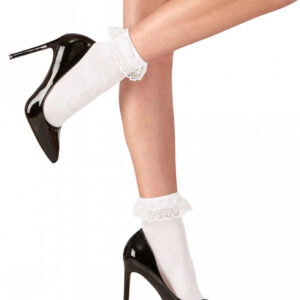 Spitzensöckchen weiß