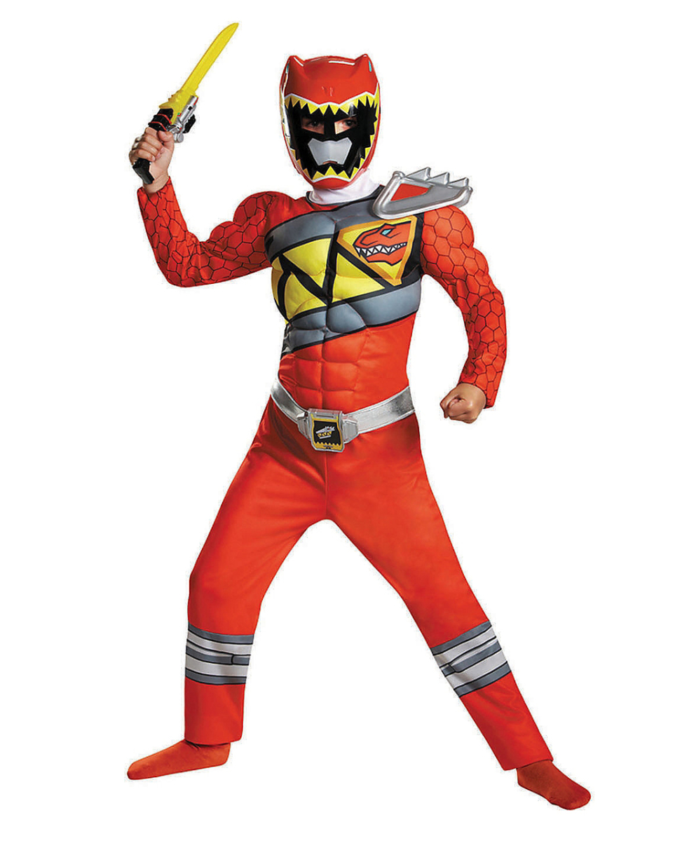 Power Ranger Red Ranger Dino Charge Muskelkostüm M