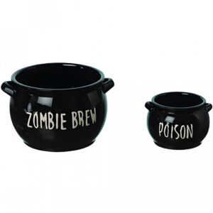 Hexenkessel Keramik Dip Schüsseln 2er Set