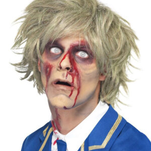 Zombie Kurzhaar-Perücke blond