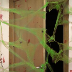 Spinnennetz Halloweendekoration 20g grün