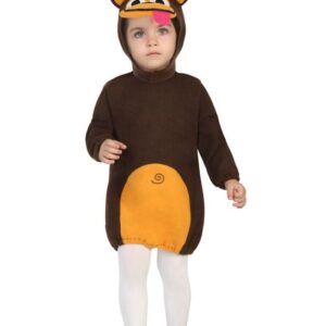 Lustiger Affe Babykostüm Tierkostüm braun