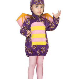 Kleiner Drache Babykostüm Dinosaurier lila