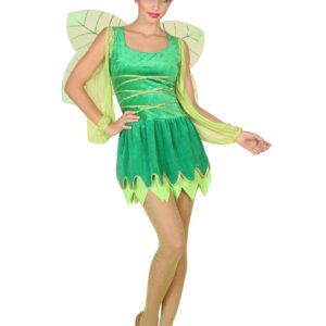 Sexy Fee Damenkostüm grün