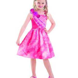 Prinzessin Barbie Kinderkostüm für Mädchen Lizenzartikel rosa-blau