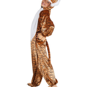 Tiger-Kinderkostüm Tierparty-Kostüm orange-schwarz-weiss