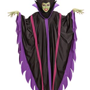 Böse Fee Halloween Damenkostüm schwarz-lila