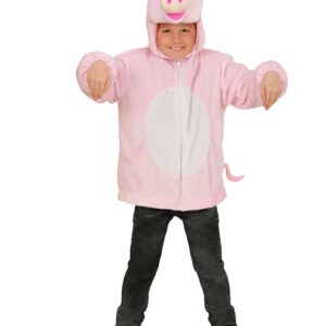 Kapuzenjacke Schwein für Kinder