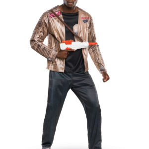 Finn Star Wars XII Deluxe Erwachsenen-Kostüm schwarz-bronze