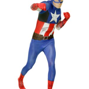 Marvel Captain America Value Morphsuit Lizenzware blau-weiss-rot