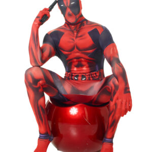 Marvel Deadpool Morphsuit Lizenzware schwarz-rot