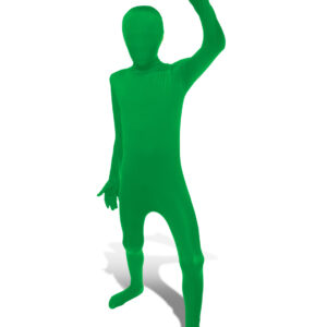 Kinder Morphsuit Ganzkörperanzug grün