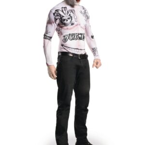 Joker Kostüm-Set mit Schminke Suicide Squad 3-teilig bunt