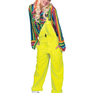 80er-Latzhose neongelb