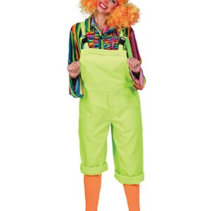Latzhose Karnevalshose neongrün
