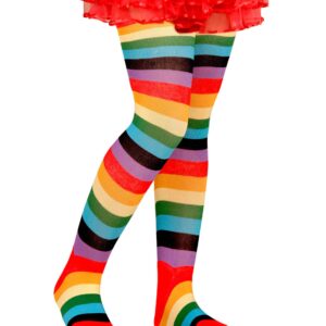 Regenbogen Ringelstrumpfhose für Kinder bunt