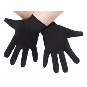Schwarze Kostüm Handschuhe Plus Size
