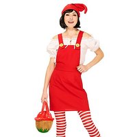 Latzrock "rot" für Damen