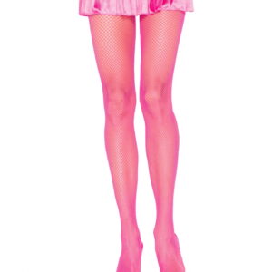 Neon Pinke 80s Netzstrumpfhose