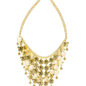 Orientalische Halskette Bauchtänzerin gold