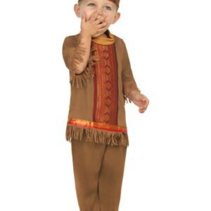 Kleiner Indianer Babykostüm Wilder Westen braun