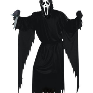 Ghostface Scream Halloween-Herrenkostüm schwarz-weiss