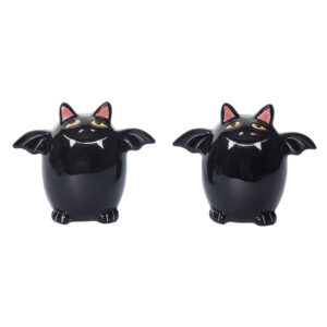 Spooky Fledermaus Salz & Pfefferstreuer 2er-Set
