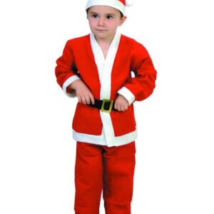 Weihnachtsmann-Kostüm für Kinder Weihnachtskostüm rot-weiss