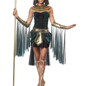 Sexy Cleopatra Damenkostüm Antike schwarz-gold