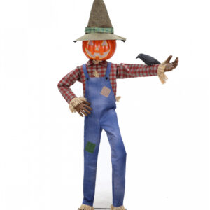 Familienfreundliche Vogelscheuche Halloween Animatronic 180cm