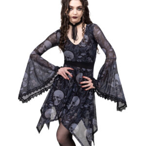 KILLSTAR Death's Head Skater Kleid XXL