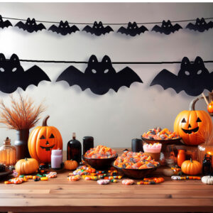 Halloween Fledermaus Girlande 3m