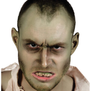 Zombie Zähne Halloween-Accessoire grün-grau Erwachsene